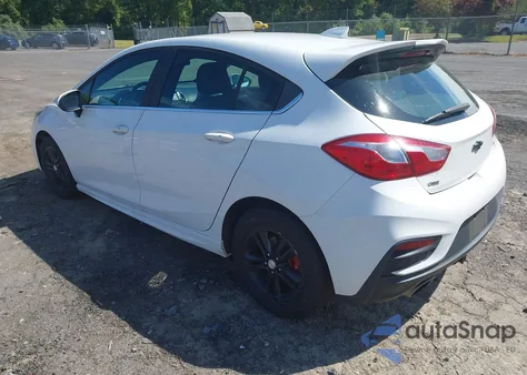 2018 Chevrolet Cruze Lt from USA, damaged, VIN 3G1BE6SM6JS654615